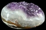 Purple Amethyst Crystal Heart - Uruguay #50882-1